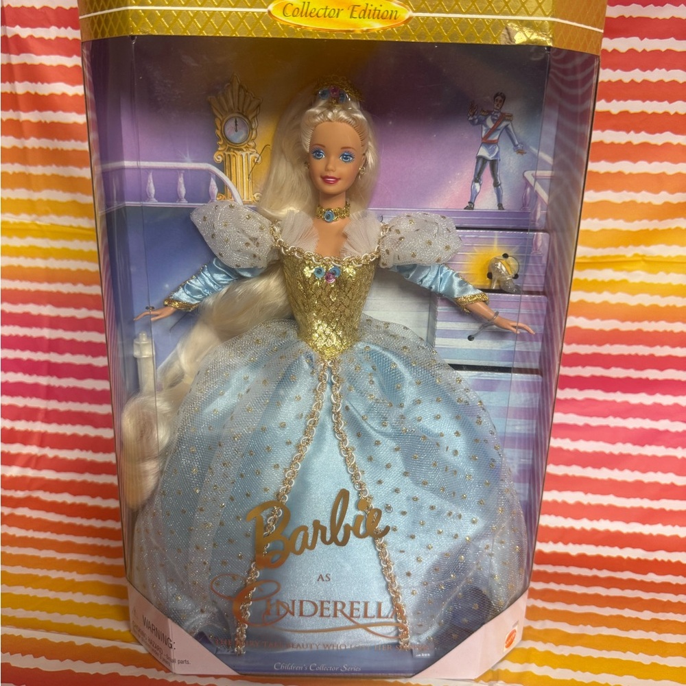 Barbie Collector Edition in Blue and Gold Gown